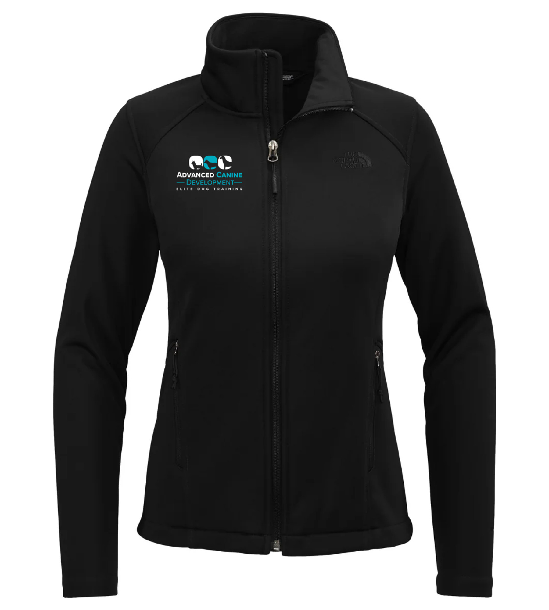 The North Face Ladies Chest Logo Ridgewall Soft Shell Jacket